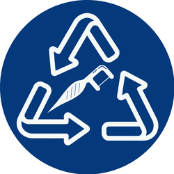 An image showing a floss pick being reused 2 An image showing a floss pick being reused